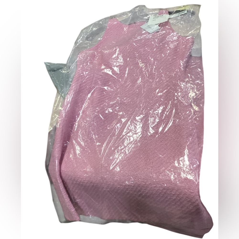 Derek Lam Farah High Neck‎ Dress Blush Pink Size 8 Brand New - Picture 5 of 7